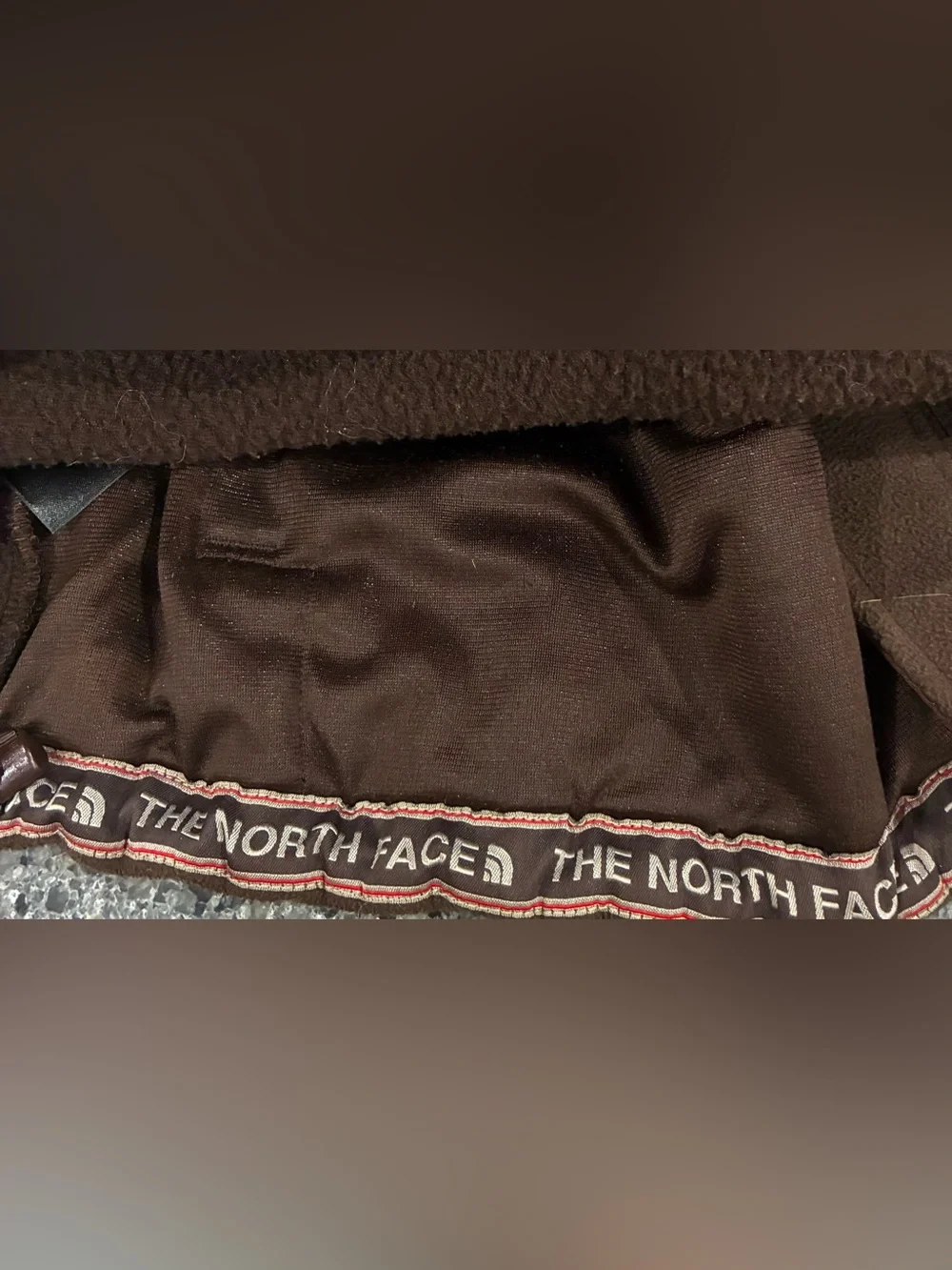 The North Face includes thick